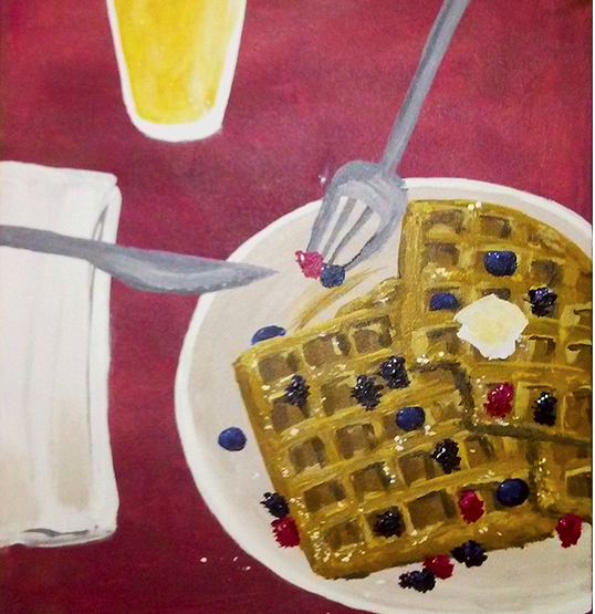 waffles and beer